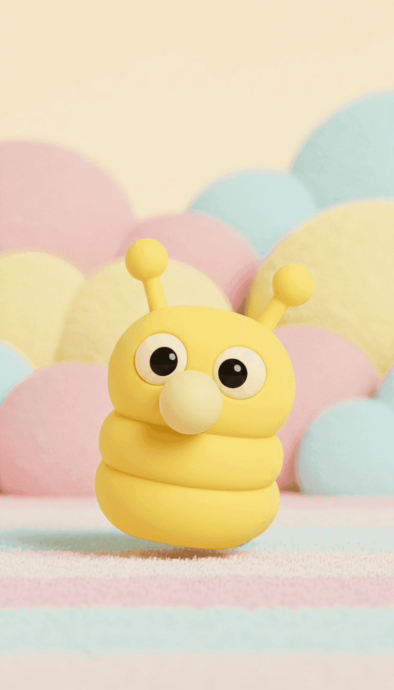 Meet Yellow Calmiepillar!
Your tiny everyday companion — cute, soft, and always within reach